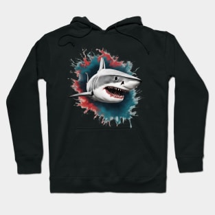 shark attack Hoodie